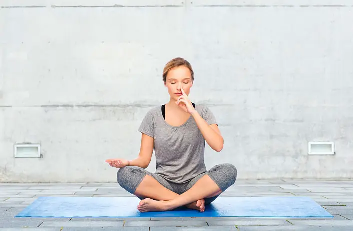 Breathing and pranayama from stress