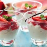 Coconut and rice pudding