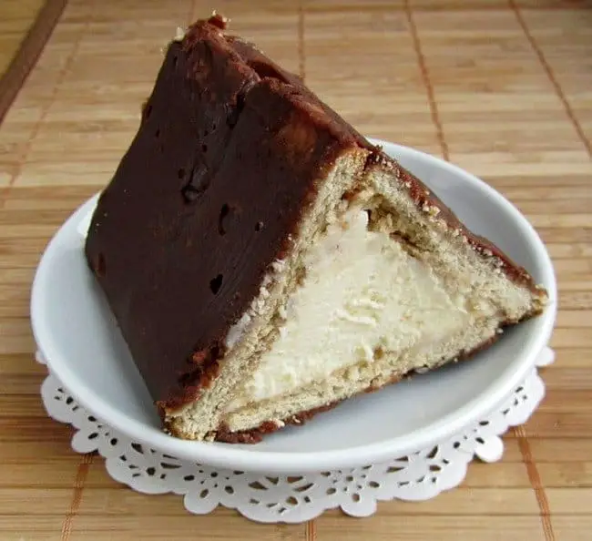 Cottage cheese cake-hut without baking