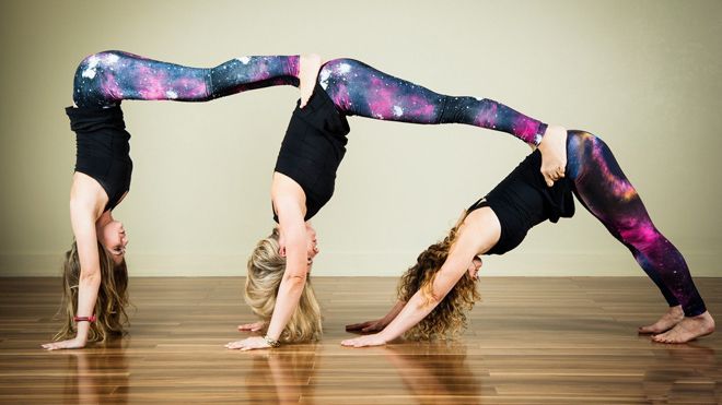 Yoga challenge for three