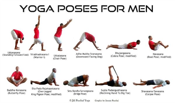 Men's yoga at its fines