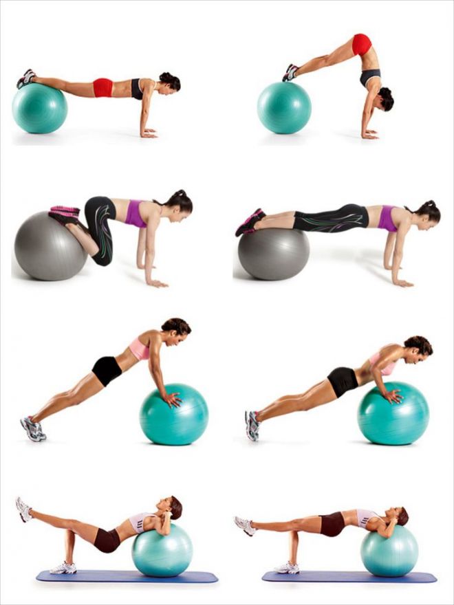 6Yoga exercises with the best balls